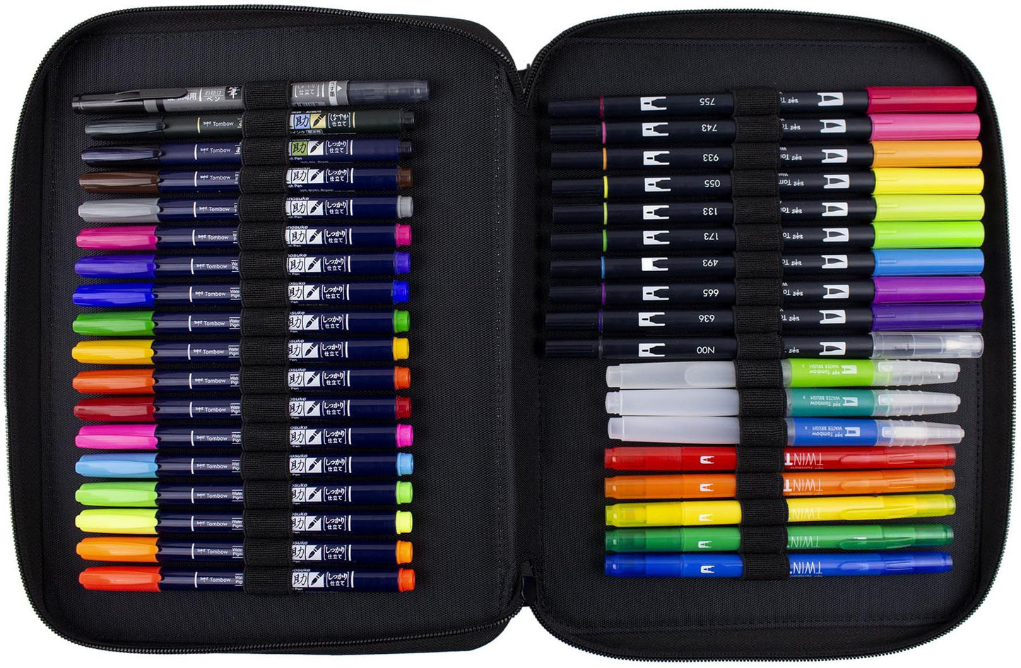 Tombow Portable Marker Case - Empty-Black