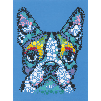 Paint Works Lots Of Dots Paint By Number Kit 9"X12"-Colorful Dog Dots