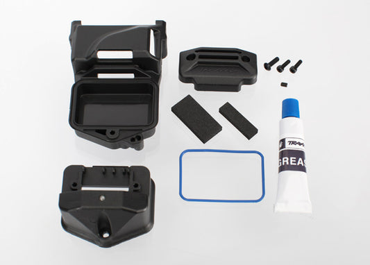 Box receiver (sealed) (servo mount)/ foam (2)/ BCS 3x10mm/ CS 2.5x8mm (2)/ GS 3x4mm/ silicone grease
