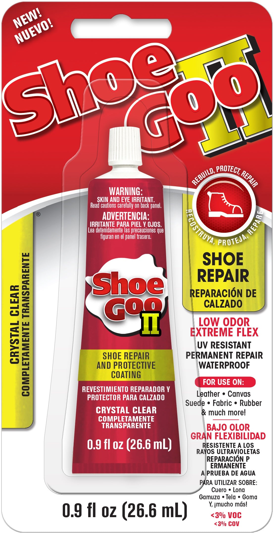 Shoe Goo Shoe Repair Adhesive-.9oz Clear