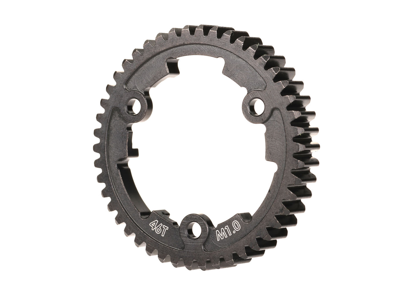 Spur gear 46-tooth steel (wide face 1.0 metric pitch)