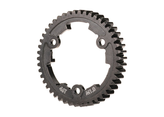 Spur gear 46-tooth steel (wide face 1.0 metric pitch)