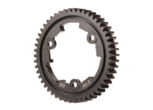Spur gear 50-tooth steel (wide face 1.0 metric pitch)