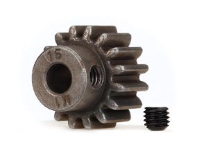 Traxxas Hardened Steel Mod 1.0 Pinion Gear w/5mm Bore (16T)