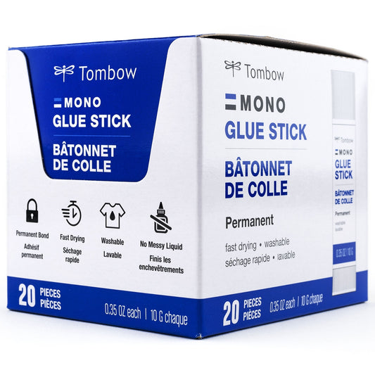 Tombow MONO Glue Stick 10g Open Stock 20/Pkg-