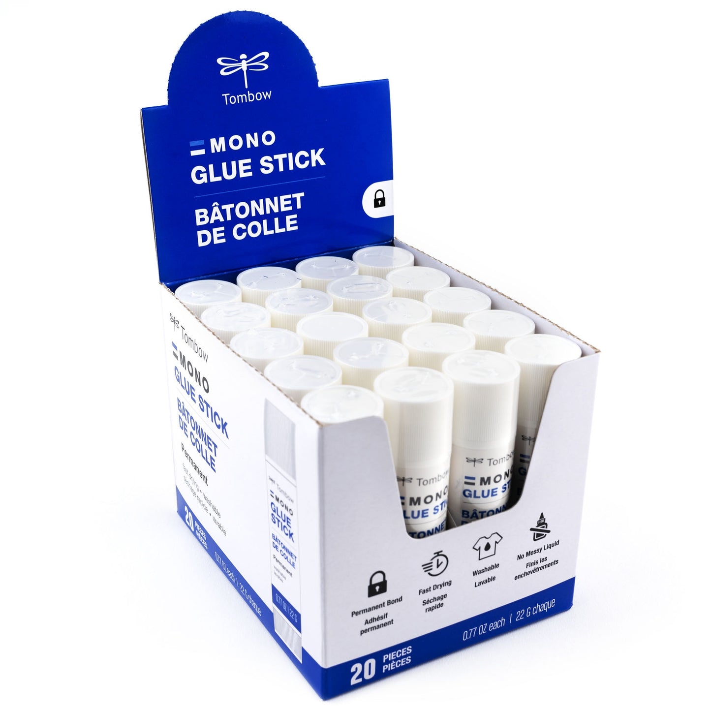 Tombow MONO Glue Stick 22g Open Stock 20/Pkg-