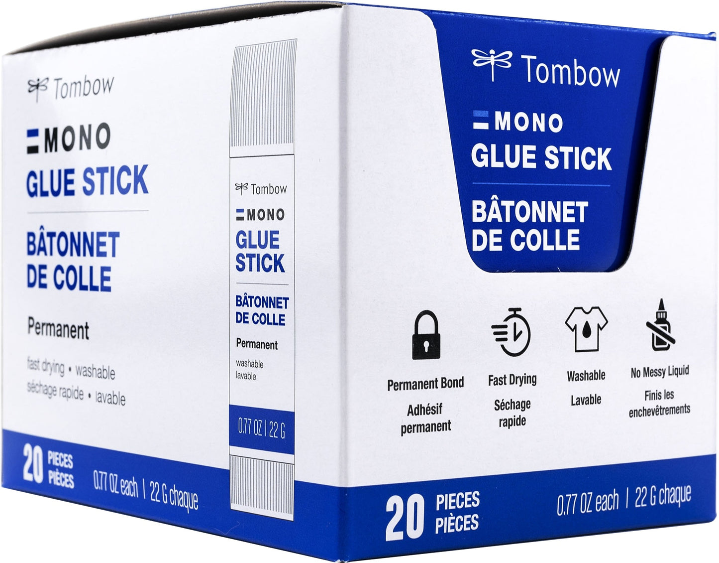 Tombow MONO Glue Stick 22g Open Stock 20/Pkg-