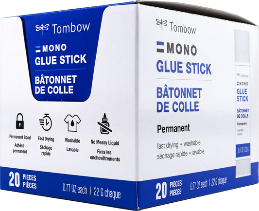 Tombow MONO Glue Stick 22g Open Stock 20/Pkg-