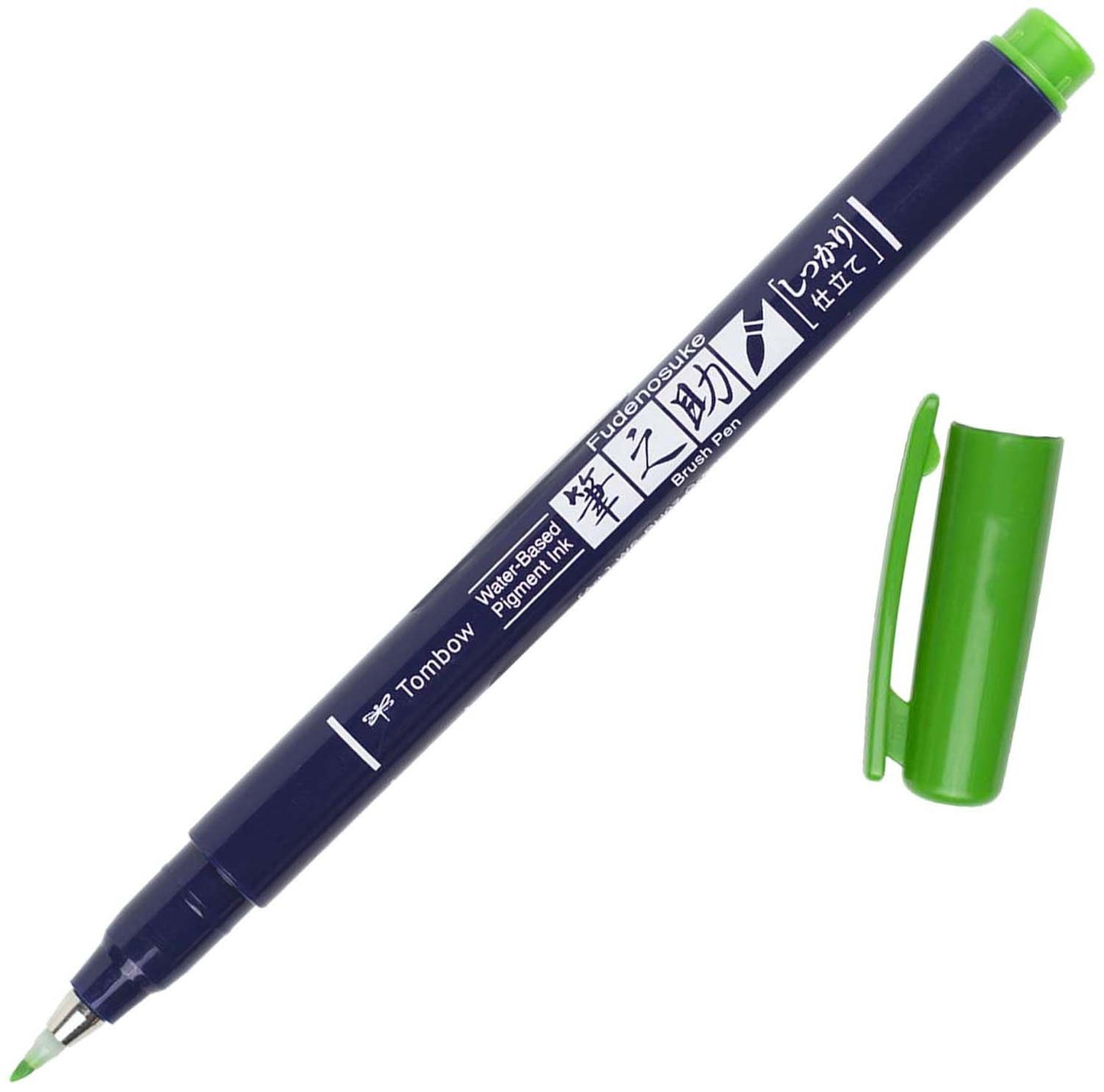 Tombow Fudenosuke Fine Tip Brush Pen -Green