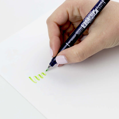 Tombow Fudenosuke Fine Tip Brush Pen -Green
