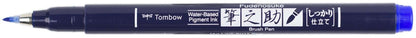 Tombow Fudenosuke Fine Tip Brush Pen -Blue