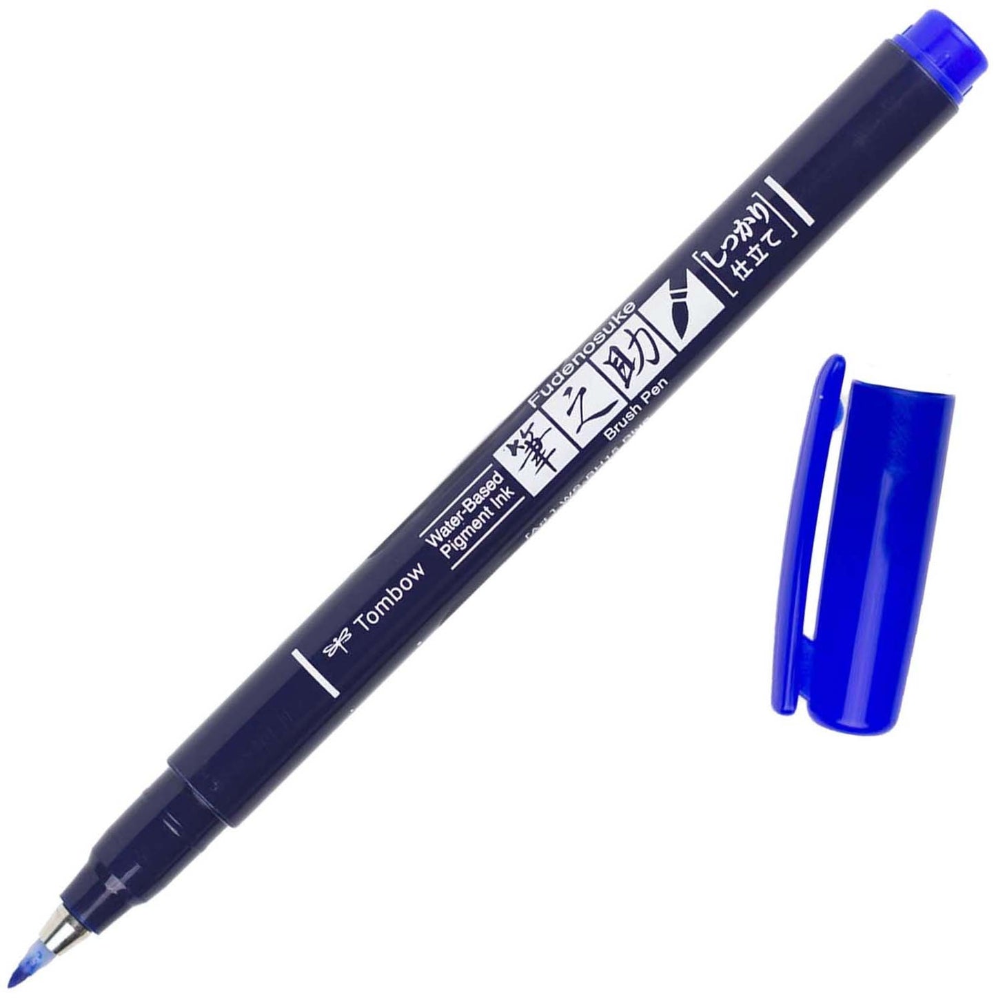 Tombow Fudenosuke Fine Tip Brush Pen -Blue