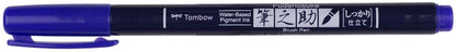 Tombow Fudenosuke Fine Tip Brush Pen -Purple