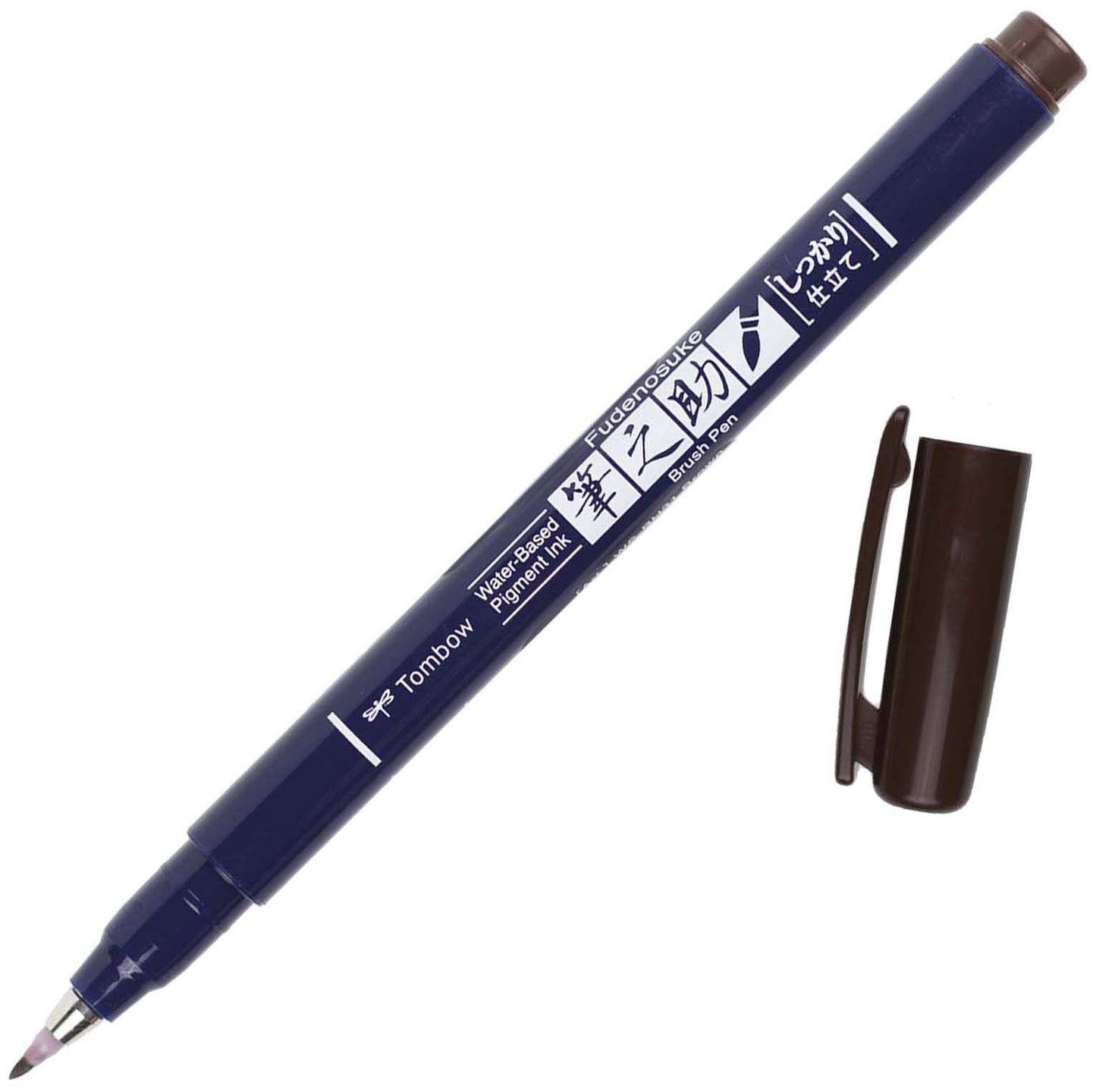 Tombow Fudenosuke Fine Tip Brush Pen -Brown