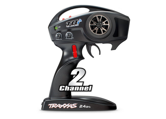 2-Channel TQi 2.4 GHz Transmitter with brake button