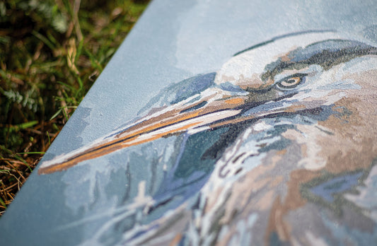 Vervaco Paint By Number Kit 16"X20"-Great Blue Herons