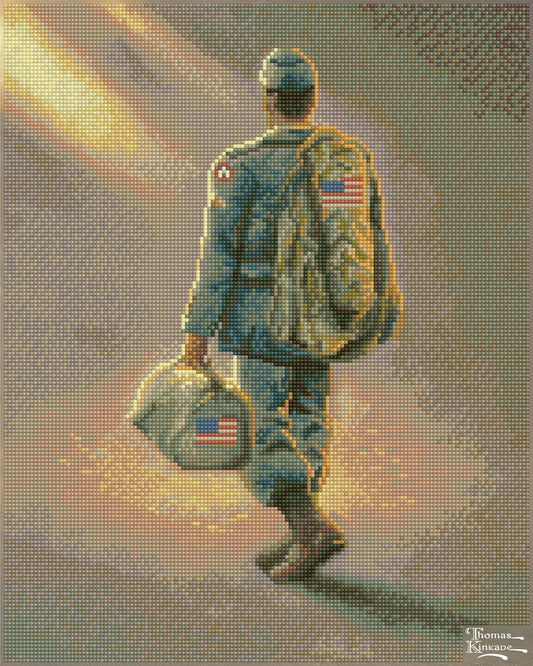 Diamond Dotz Diamond Art Kit 21.7"X30.7"-Thomas Kinkade Heading Home