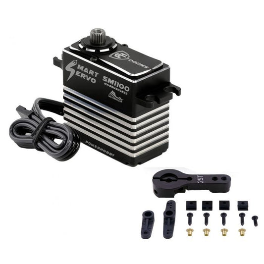 Powerhobby SM1100 78KG Super MEGA Torque Steel Gears WP Smart Programmable Servo