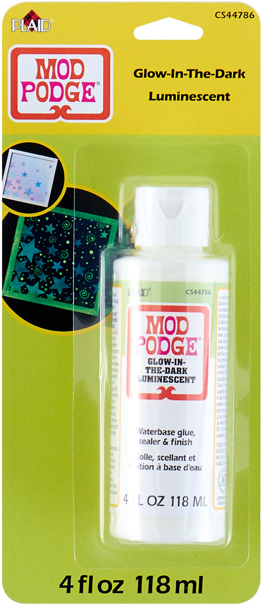Plaid Mod Podge Glow-In-The-Dark-4oz