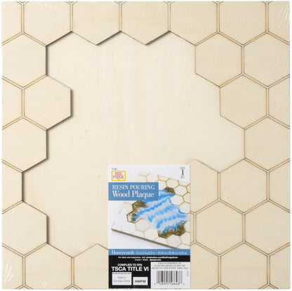 Mod Podge Honeycomb Pouring Plaque -12"X12"X0.125"