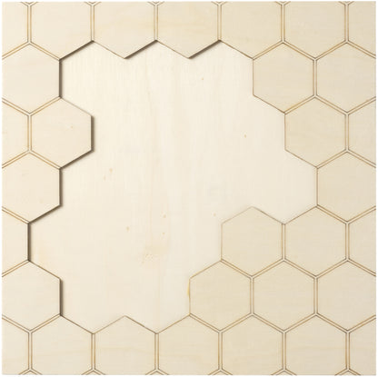 Mod Podge Honeycomb Pouring Plaque -12"X12"X0.125"