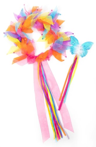 Rainbow Fairy Halo & Wand - 3+ yrs.