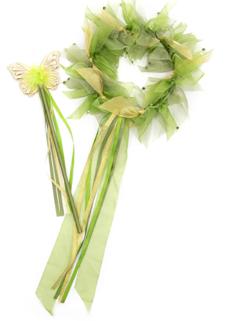 Pixie Tinkerbell Fairy Halo & Wand - 3+ yrs.