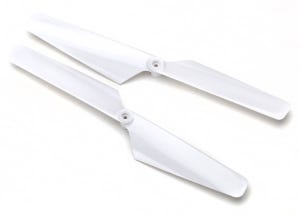Rotor blade set white (2)/ 1.6x5mm BCS (2)