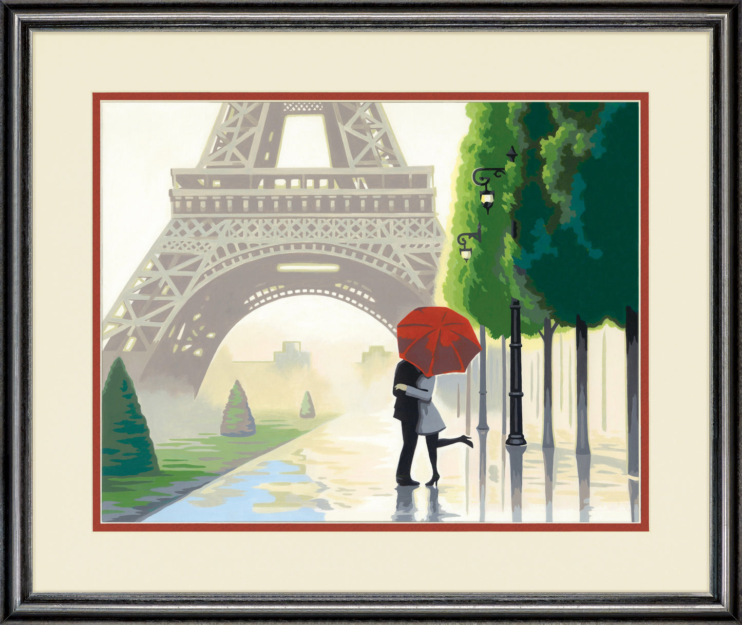 Paint Works Paint By Number Kit 14"X11"-Paris Romance