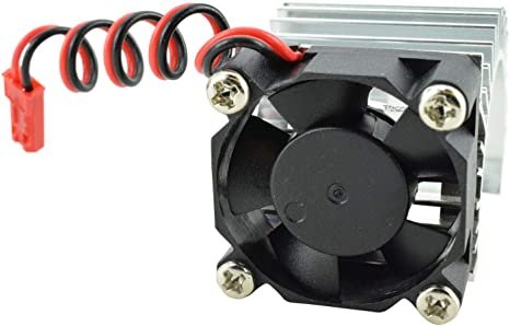 Apex RC Products 540 / 550 Sliver Aluminum Heat Sink W/ 30mm Fan #8041-SLVR