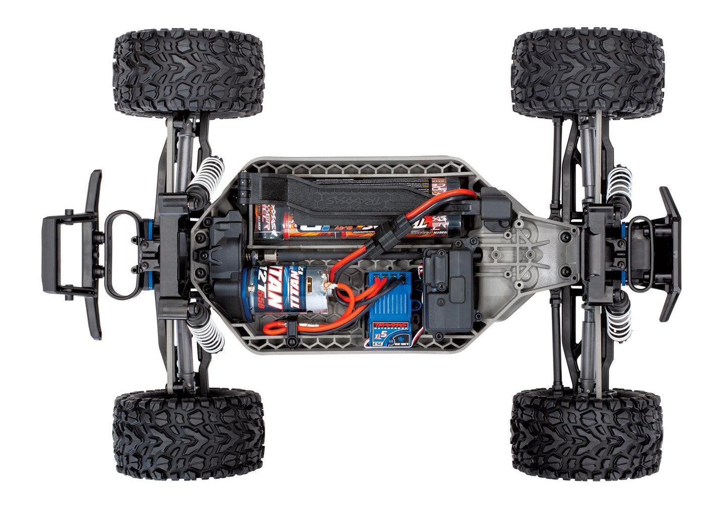 Rustler 4X4: GREEN 1/10-scale 4WD ultimate charger n batteries not included