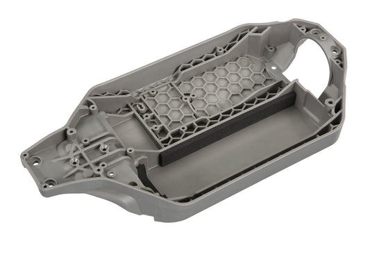 Chassis (162mm long battery compartment) (fits flat style battery packs) (use only with #7430R front bulkhead & #6726X battery hold-down)
