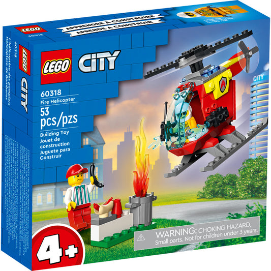 Fire Helicopter City Fire