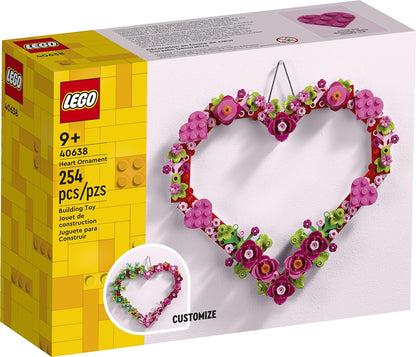 LEGO Heart Ornament Building Toy Kit, Heart Shaped Arrangement of Artificial Flowers, Great Gift for Valentine's Day, Unique Arts & Crafts Activity for Kids, Girls and Boys Ages 9 and Up, 40638 Visit the LEGO Store