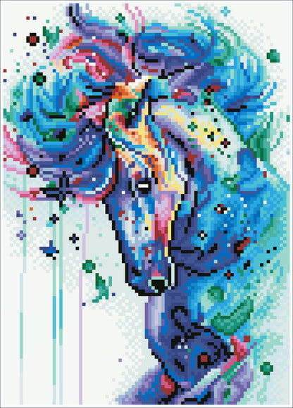 Diamond Dotz Simply Dotz Diamond Art Kit 9.9"X13.8"-Mystical Stallion