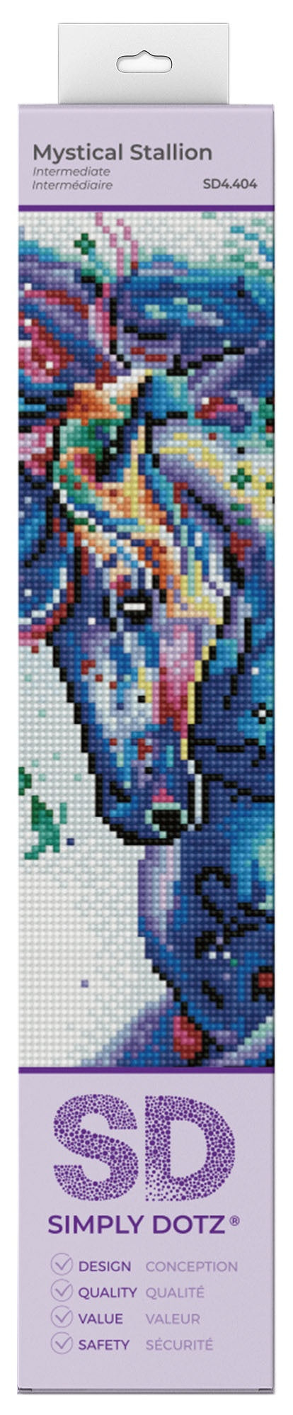 Diamond Dotz Simply Dotz Diamond Art Kit 9.9"X13.8"-Mystical Stallion