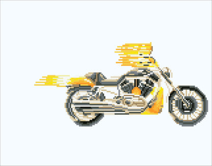 Diamond Dotz Simply Dotz Diamond Art Kit 18"X14"-Burning Rubber
