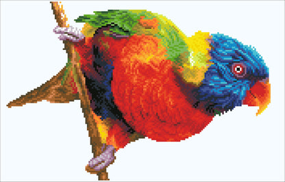 Diamond Dotz Simply Dotz Diamond Art Kit 19.7"X12.6"-Rainbow Perch