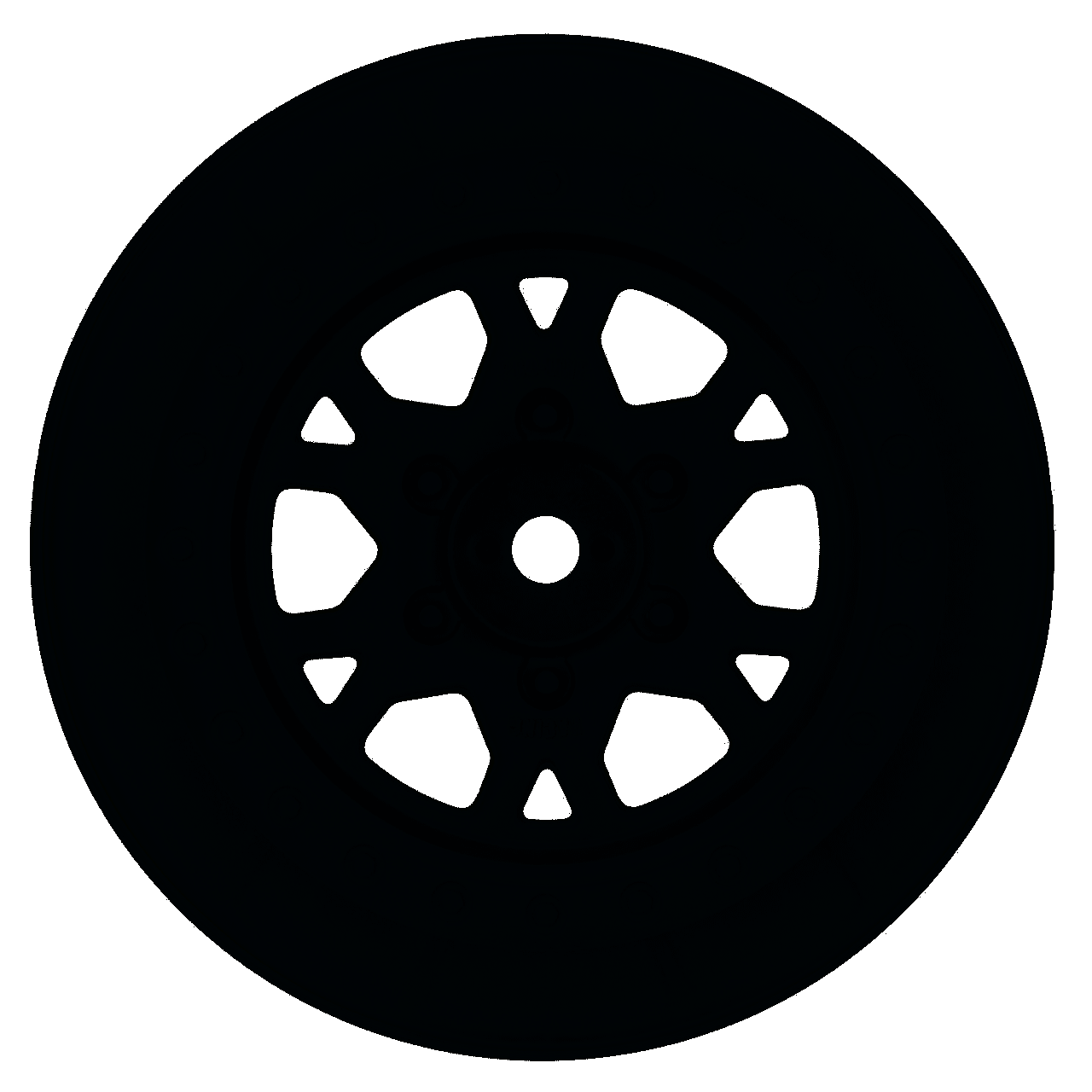 Pro-Line Racing Impulse Black Wheels Slash 2WD Rear & Slash 4x4 F/R PRO277203