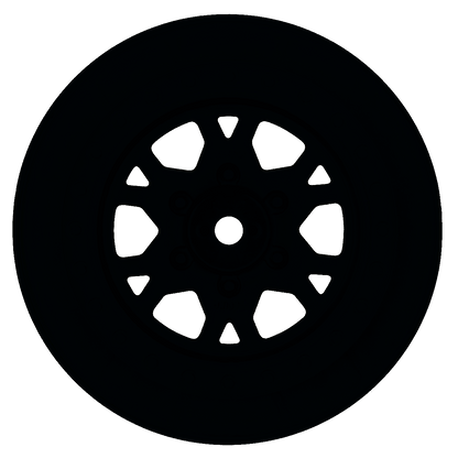 Pro-Line Racing Impulse Black Wheels Slash 2WD Rear & Slash 4x4 F/R PRO277203