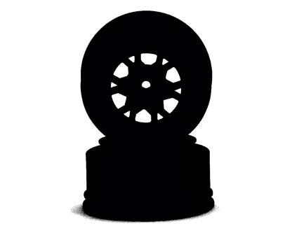 Pro-Line Racing Impulse Black Wheels Slash 2WD Rear & Slash 4x4 F/R PRO277203