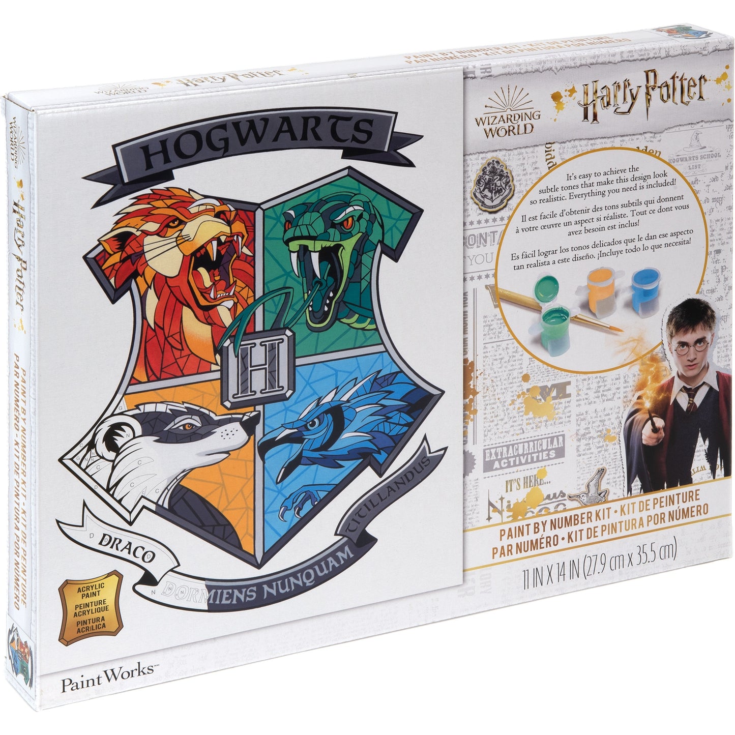 Paint Works Paint By Number Kit 11"X14"-Hogwarts