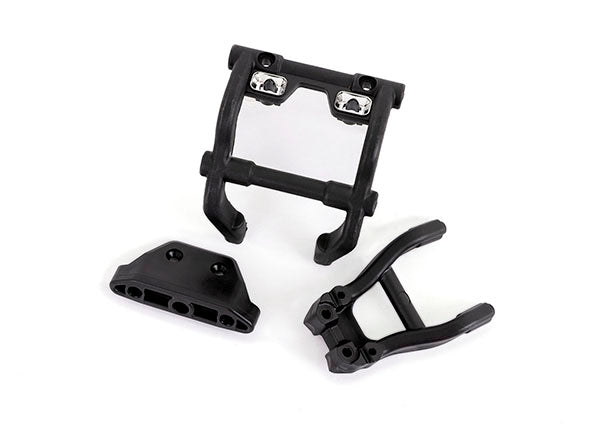 WHEELIE BAR MOUNT/SKIDPLTE BLK