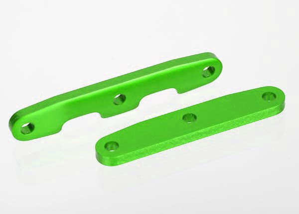 Bulkhead tie bars front & rear aluminum (green-anodized)
