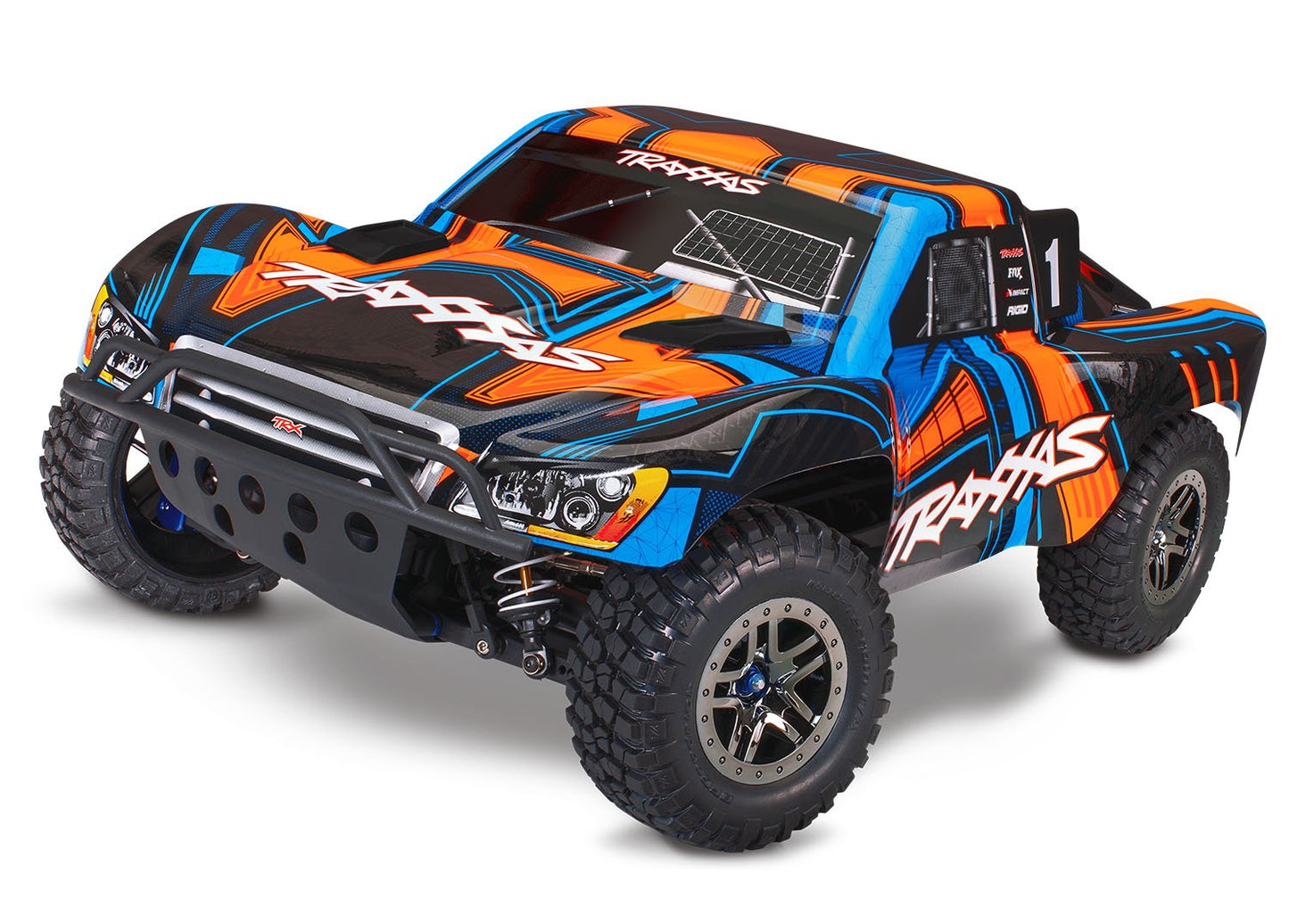 Slash 4X4 Ultimate Edition Orange Clipless:  1/10 Scale 4WD Electric Short Course Truck.