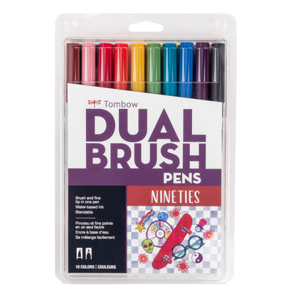 Tombow Dual Brush Pens 10/Pkg-Primary