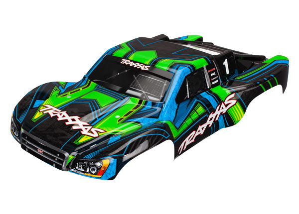 Body Slash 4X4 green and blue (painted decals applied)
