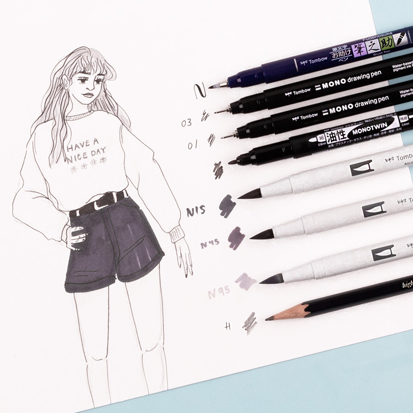Tombow Illustration Set-