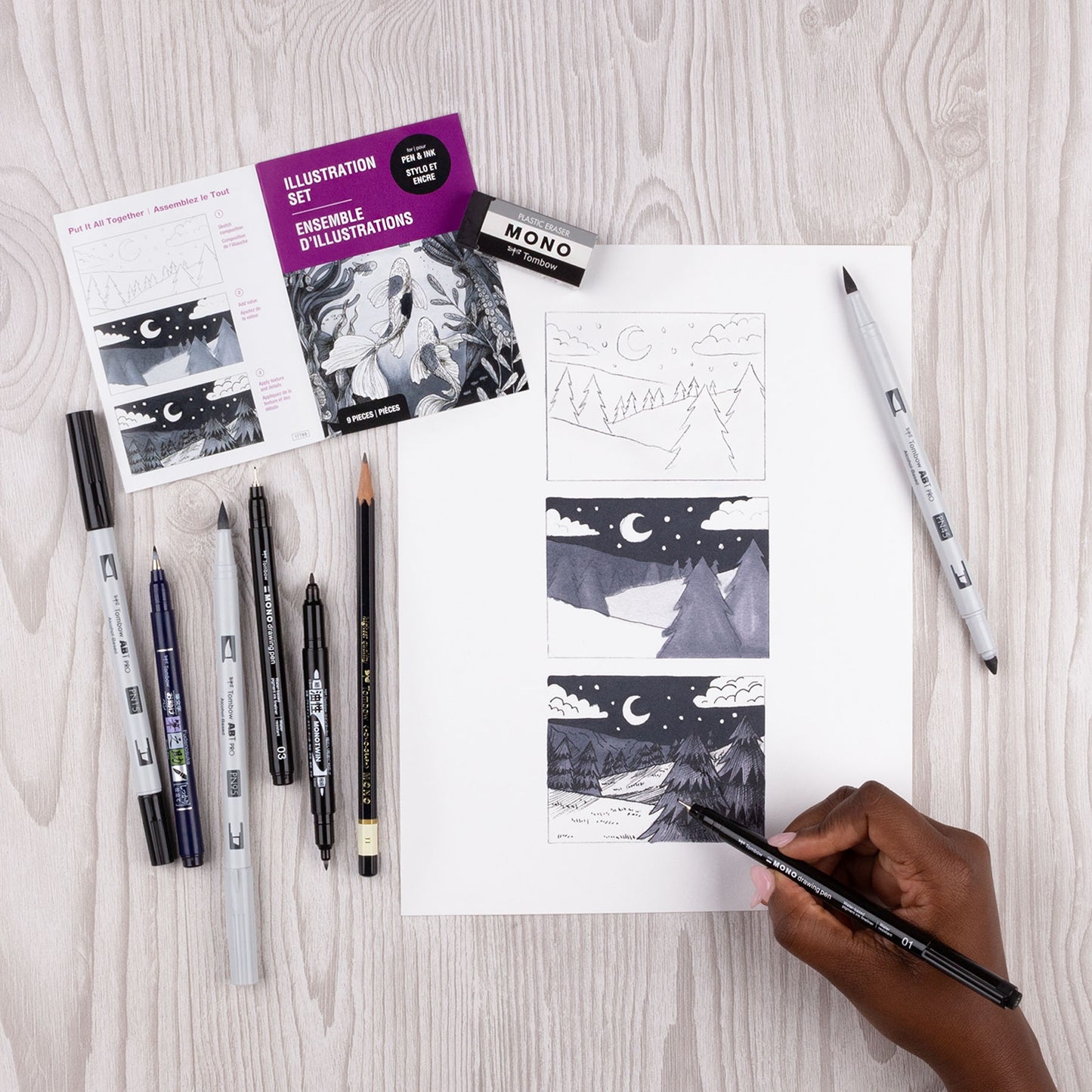 Tombow Illustration Set-