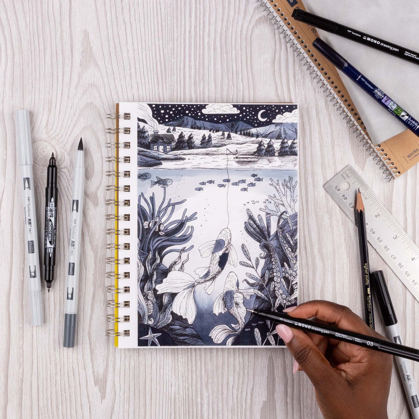 Tombow Illustration Set-